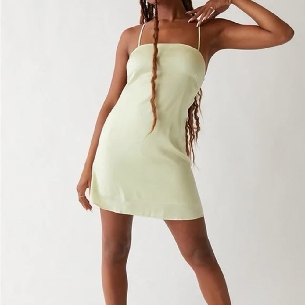 Kendall and Kylie Lace-Up Back Mini Dress